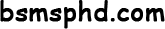 bsmsphd.com Logo