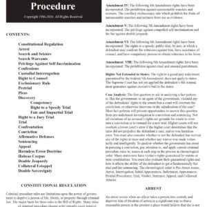 Criminal Procedure  2026