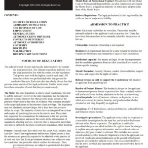 A Special Offer: PROFESSIONAL RESPONSIBILITY FOLDEEZ LAW OUTLINE AT 1/2 PRICE