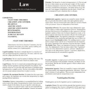 Administrative Law 2026